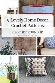 9 Lovely Home Decor Crochet Patterns Crochet Roundup Crochet Roundup Crochet Patterns Crochet Home
