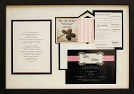 Wedding Invitation Framed With Rsvp Card And Envelope Invitation Frames Wedding Scrapbook Wedding Invitations
