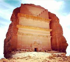 مدائن صالح السعودية architecture illustration landmarks natural landmarks
