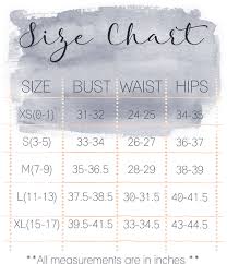 Size Chart Southern Alternative