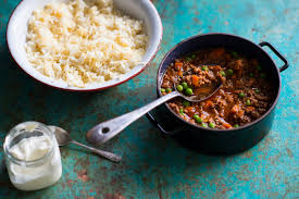 This cumin flavored rice and lentil meal is a hearty vegan dish. Lebanese Stew With Peas And Rice Bazella W Riz Recipe Sbs Food