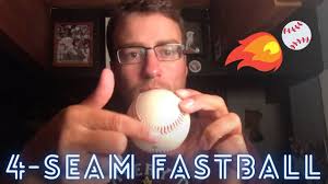 Place the first two fingers 1/2 to 3/4 inch apart. How To Grip A 4 Seam Fastball Youtube