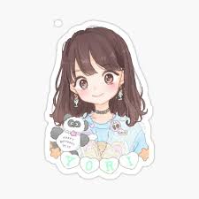 Ombre derives from the french word meaning. Brown Haired Girl Gifts Merchandise Redbubble