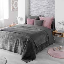 Codes promo, ventes flash, livraison offerte, trouvez le produit de vos rêves à prix réduit ! Couvre Lit 220 X 240 Cm Bellanda Gris Anthracite Linge De Lit Eminza