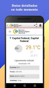 Continúa la alerta por tormentas y ráfagas emitida por el servicio meteorológico nacional. Servicio Meteorologico Nacional Clima Y Pronostico For Android Apk Download