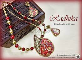 A Modified Version Of Radha A Tanjore Style In Red Code Name Radhika Customized Handcrafted Paper B Handmade Fashion Jewelry Beaded Jewelry Paper Jewelry In 1860s artists started creating works of art in unusual, fresh ways.