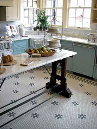 Black And White Ceramic Tile Kitchen Floor Sources For Arts Crafts Tile Hexagon Tile Kitchen Floor Kitchen Floor Tile Kitchen Floor Tile Patterns