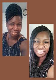 HelloItsMe again 😆 Back for another #retie of my #sisterlocs… but this  time with a lil #twist — or actually, without one 😂 The first pic is from  last month's session —