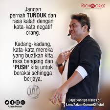 Check spelling or type a new query. Azizan Osman Jadikan Satu Kata Negatif Yang Dilemparkan Facebook