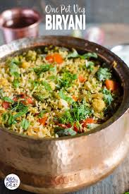One Pot Vegetable Biryani Recipe Veg Biryani Healthy Dinner Recipes Indian Indian Food Recipes Vegetarian