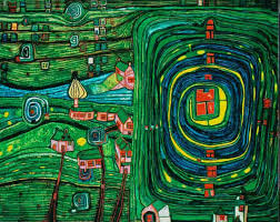 Hundertwasser Grun Friedensreich Hundertwasser Hundertwasser Hundertwasser Art