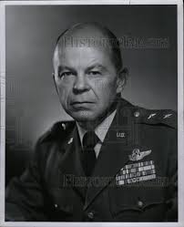 1958 Press Photo James Elbert Briggs Air Force general