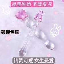 仙女棒按摩棒肛塞爱心小熊琉璃棒玻璃棒情趣用品SM后庭自慰水晶棒-Taobao