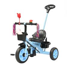 Kids Tricycle Bike Children Ride Toddler Balance Baby Mini Bike Safety Parents Tricycle Bike Tricycle Mini Bike