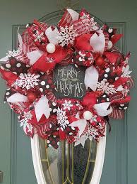 Black And White Deco Mesh Christmas Wreath This Item Is Unavailable Etsy Holiday Wreaths Christmas Centerpieces Christmas Door Decorations