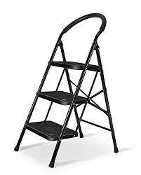 99 list list price $140.27 $ 140. Xinsunho Folding 3 Step Ladder Sturdy Step Stool With Anti Slip Wide Pedal For Home Kitchen Closet 330lbs Portable Heavy Duty Small Ladder Black Pricepulse