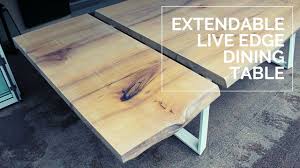 Danish rosewood dining table organic base two extension leaves this oval dining table will be a perfect place to share a meal with your family. Extendable Live Edge Dining Table Elm Youtube