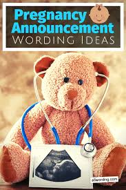 Pregnancy Announcement Wording 20 Adorable Ideas Allwording Com
