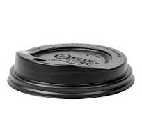 Eco-Products 10-20 oz. Black Recycled Content Hot Paper Cup Lid - 1,000/Case