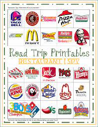 Road Trip Printables For Kids Restaurant I Spy Road Trip Fun Road Trip Printables Road Trip Games