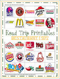 Traveling on the road with children, grandchildren, young friends, and favorite nieces and nephews can be fun and challenging. Road Trip Printables For Kids Restaurant I Spy Road Trip Printables Road Trip Fun Fun Travel Activities