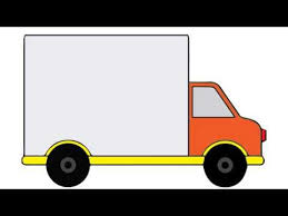 We really love to draw complex cars and make them very voluminous and realistic, but sometimes we create simpler instructions, like this instruction on how to draw a truck easy. How To Draw A Delivery Truck Art For Kids Easy Drawings For Kids Truck Art Art For Kids
