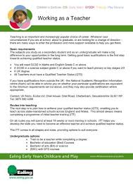 Satisfy the required number of semester hours in one teaching field of either math, science, language arts, reading or history. Working As A Teacher