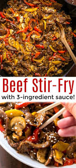 Must Try Quick Beef Stir Fry Recipe Loaded With Mushrooms Bell Peppers And Zucchini Serve Beef Stir Beef Stir Fry Recipes Steak Stirfry Recipes Beef Stir Fry
