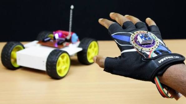 Gesture Controlled Robot