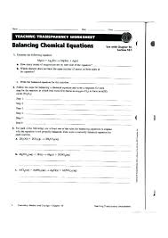 Recognize that the number of atoms of each element is conserved in a teacher tips. Balancing Chemical Equations Worksheet University City Schools Balance Sumnermuseumdc Org