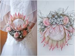 Protea Boquet Small Balls Are From The Coffee Bush Flower Girl Bouquet Wedding Table Flowers Bridal Bouquet