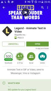Videorama text & video editor. Legend Animate Text In Video Gif Home Facebook