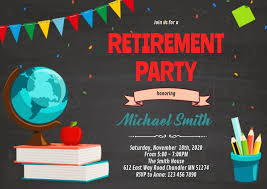 For some of your clients it might make more sense to give them the news in person. Teacher Retirement Party Invitation Template Postermywall