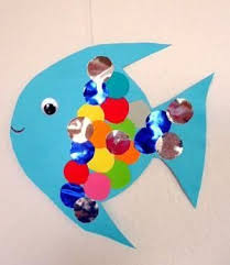 Bastelsachen Basteln Fisch Mit Bunten Schuppen In 2020 Animal Crafts For Kids Animal Crafts Arts And Crafts For Teens