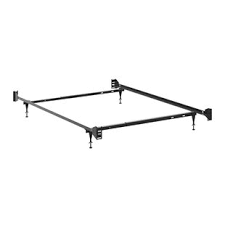 The w silver product's (wsp) f71002 steel bed support is the perfect new or replacement rail system and fits 2 different bed sizes; Queen Size Hook On Bed Rails Wayfair