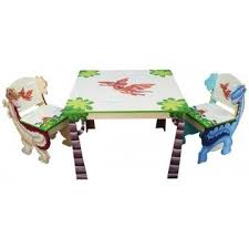 Hand Carved And Hand Painted Wooden Children Furniture 2 Chairs And Table Perfect Fo Kids Table And Chairs Kids Table Chair Set Childrens Bedroom Furniture