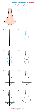 Draw a circle (tip of the nose). How To Draw A Nose Really Easy Drawing Tutorial