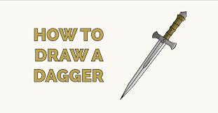*this product is for personal use only. How To Draw A Dagger Really Easy Drawing Tutorial