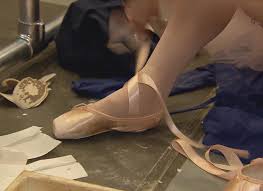 This pair of new capezio pointe shoes has been encrusted with premium gold appliques and customized trims. On Your Toes The Making Of Ballet Shoes Cbs News