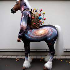 Kyle Cranmer on X: Using DALLE-3 to get inspired for a Halloween costume I  always wanted to make when I was at @NYUPhysics: the Centaur for Cosmology  and Particle Physics. t.corg46fgA9vj 