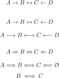 I would like to recreate the following table in latex. Latex Symbol For If And Only If Tex Latex Stack Exchange