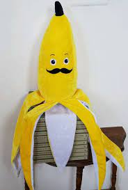 Ideal Toys Yellow Banana With Mustache 35 Plush Large Stuffed Animal Fruit Large Stuffed Animals Ideal Toys Plush