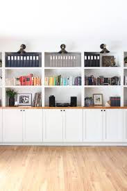 13″ depth x 36″ width x 20″ height. Our Built In Bookshelves Melissa Lynch