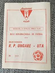 The team botosani 22 february at 18:30 will try to give a fight to the team uta arad in an away game of the championship. Rare 1960 S Uta Arad Fc Romania V Hungary National Team Friendly Programme Ebay