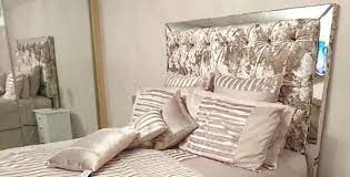 Check spelling or type a new query. Upholstered Mirror Framed Diamond Tufted Headboard With Champagne Gold Crushed Velvet Chesterfield Style Headboard All Sizes 559046245 Tufted Headboard Crushed Velvet Headboard Headboard Styles