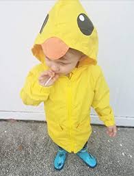 Toddler Baby Boy Girl Duck Raincoat Cute Cartoon Hoodie Zipper Coat Outfit Yellow 12 Months Pricepulse
