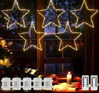 Amazon.com: Christmas Window Star Lights, Hanging Star ...