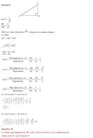 Online library glencoe geometry workbook answer key chapter 8. Ncert Solutions For Class 10 Mathematics Chapter 8 Introduction To Trigonometry Exercise 8 1