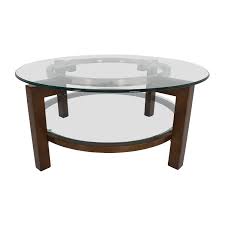 For example, if your room design is a more formal, classic design then you may want to choose a dark brown or cherry colored. 88 Off Macy S Macy S Glass Top Coffee Table Tables