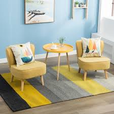 You'll find plenty of accent chairs that combine beautiful design with quality materials to create a welcoming seat. Single Sofa Simple Modern Nordic Balcony Bedroom Living Room Cloth Sofa Chair Leisure Lazy Mini Sofa Simple Sofa Single Sofa Chair Living Room Chairs Modern